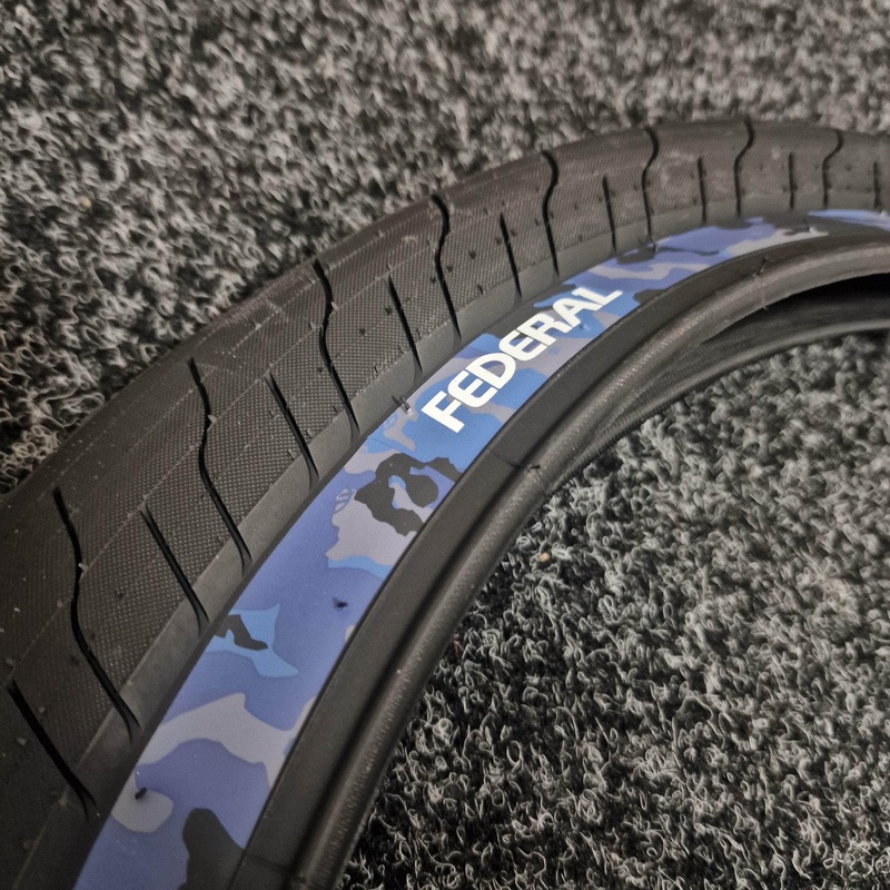 Federal Command LP 2.40″ Tyre Black with Blue Camo Sidewall