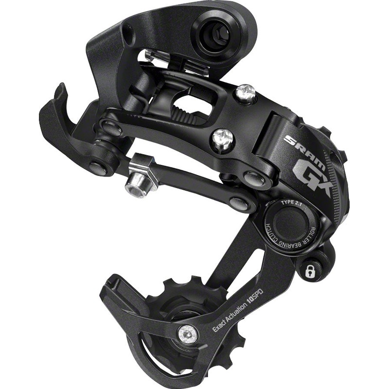 SRAM GX Type 2.1 10-Speed Medium Cage Rear Derailleur Black Mid