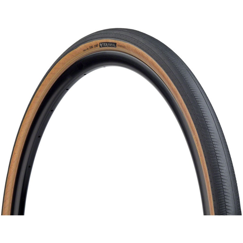 Teravail Rampart Tire – 700 x 38 Tubeless Folding Tan Light Supple Fast Compound