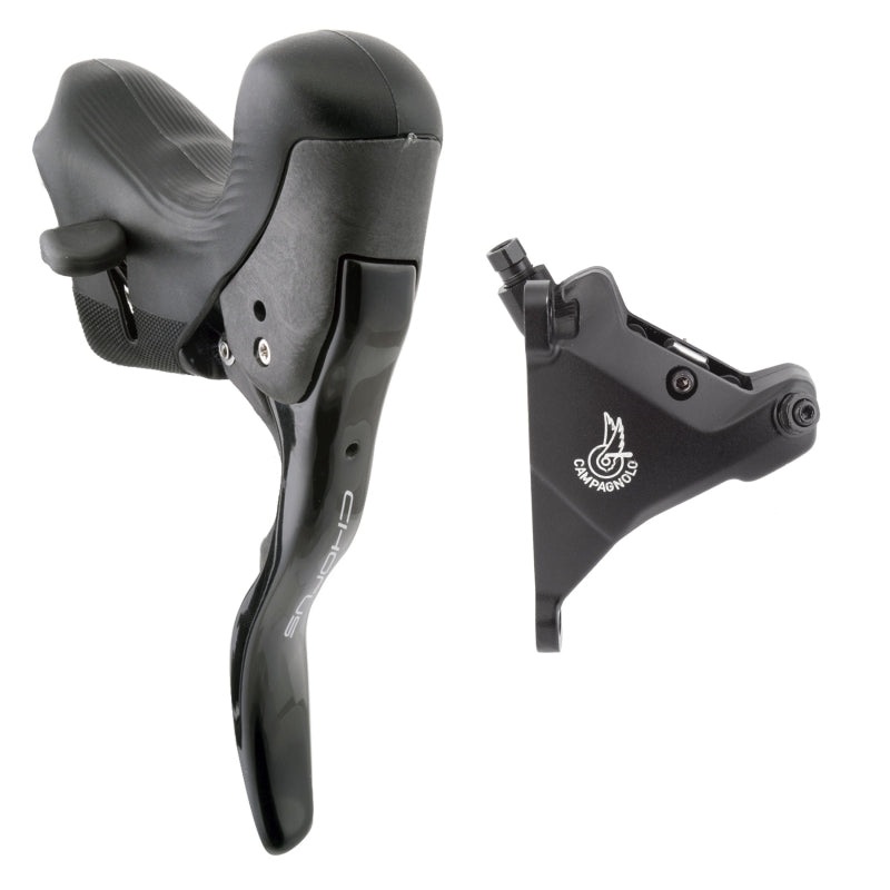 Campagnolo Chorus Ergopower Hydraulic Brake/Shift Lever Disc Caliper – Left/Front 12-Speed 160mm Flat Mount Caliper BLK