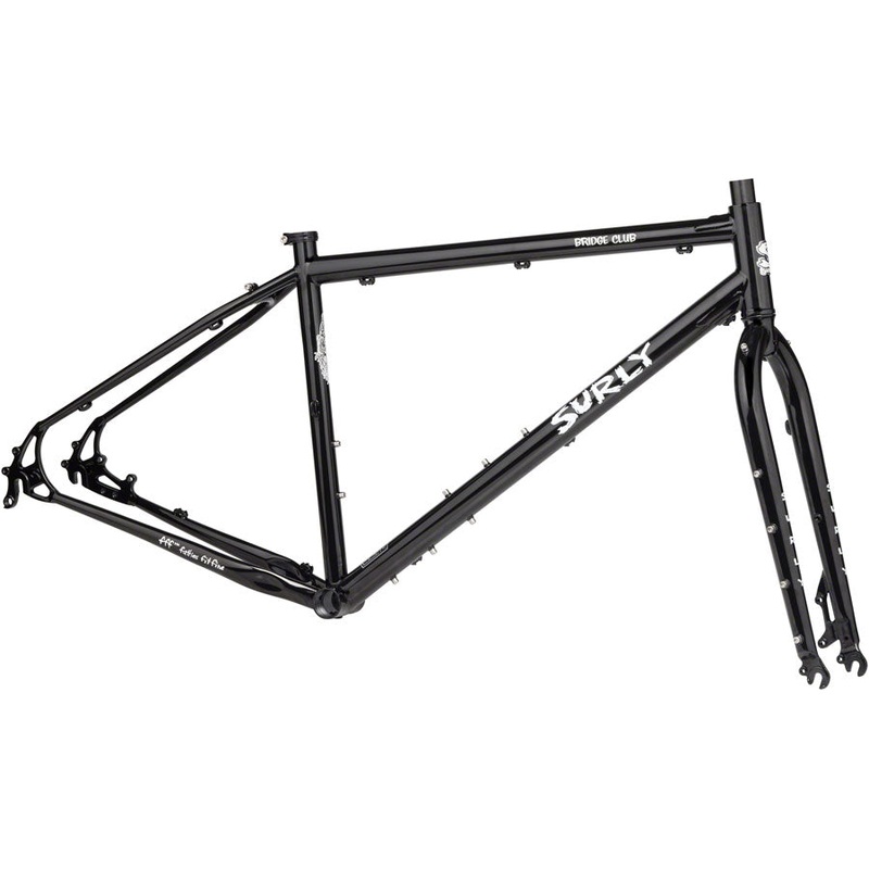 Surly Bridge Club Frameset – 27.5″ Steel Trevors Closet Black X-Small