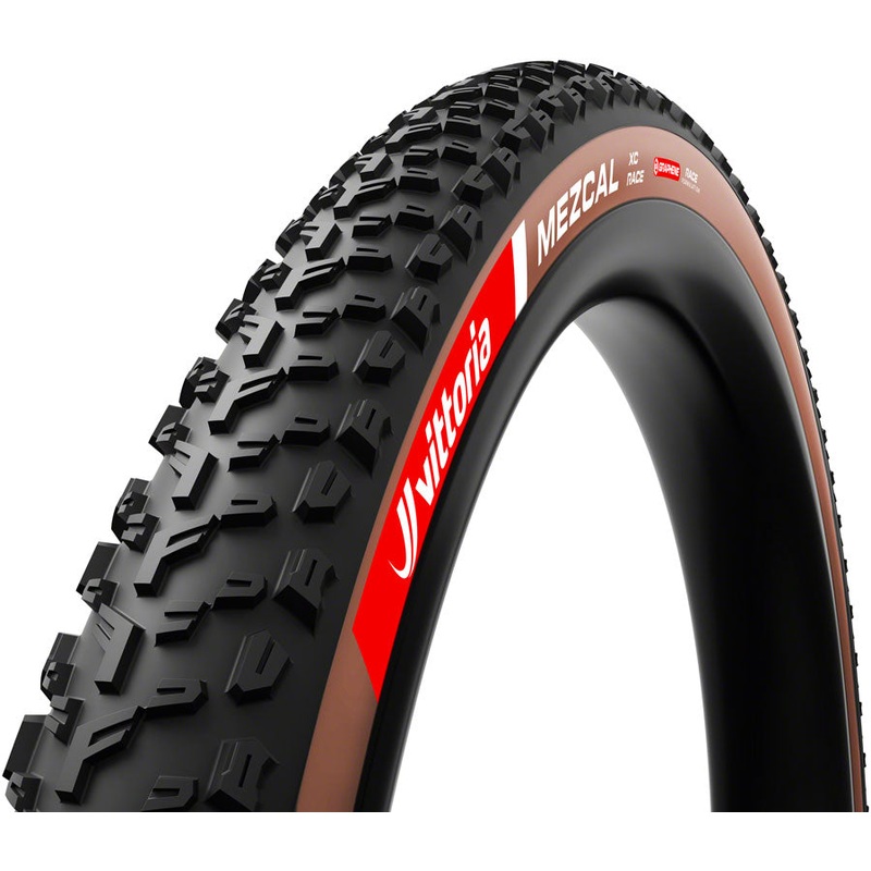 Vittoria Mezcal XC Race Tire – 29 x 2.25, Tubeless, Folding, Brown, Graphene + Silica, G2.0