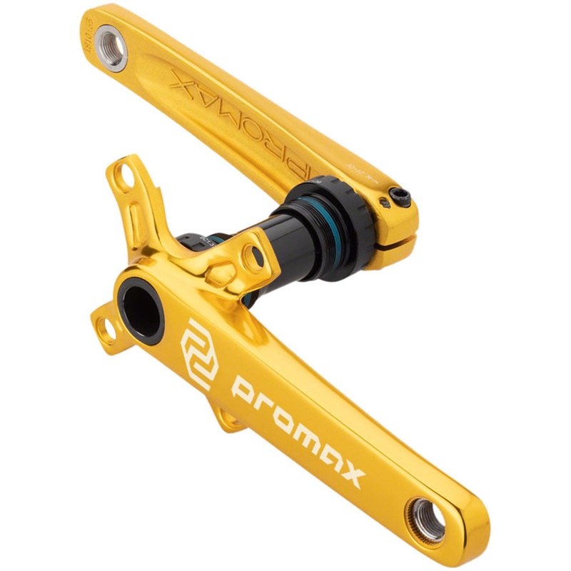 CF-2 Crankset – 160mm 24mm Spindle 2-Piece 68mm English BB Included Gold