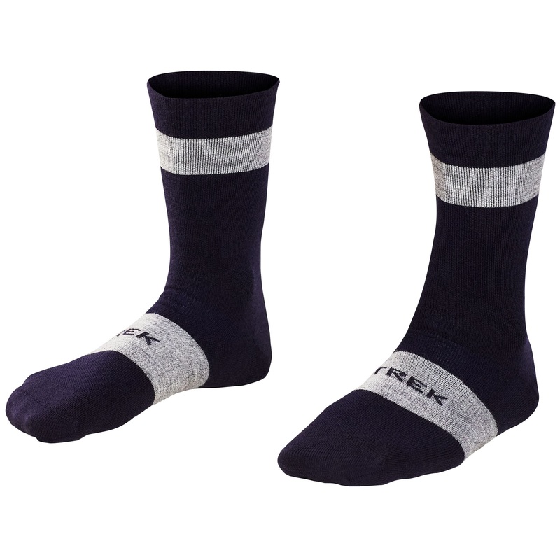 Sock Trek Race Merino Wool Crew Small (35-38) Deep Dark Blue