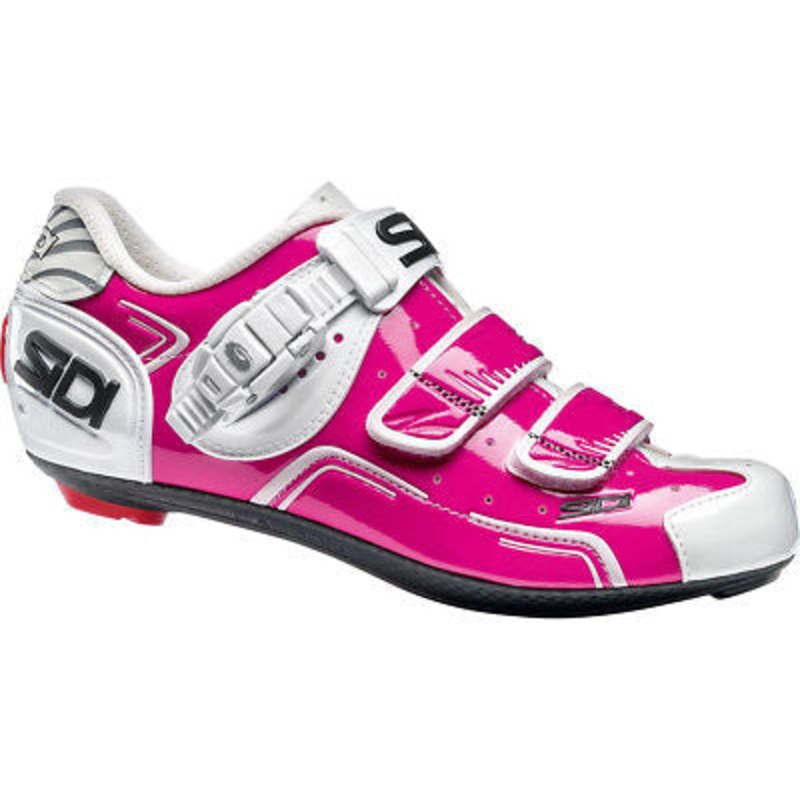 Sidi Trace Womens Clipless Shoes – Fuchsia/ White