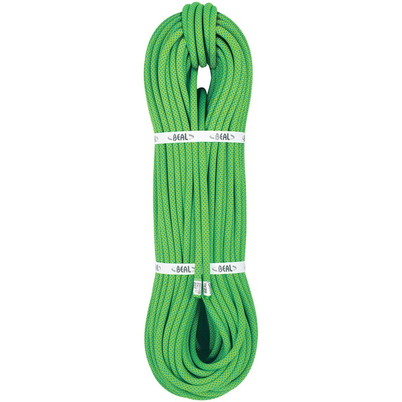 Beal Opera Unicore 8.5mm x 60m Climbing Rope – Green/Golden Dry with Unicore Technology