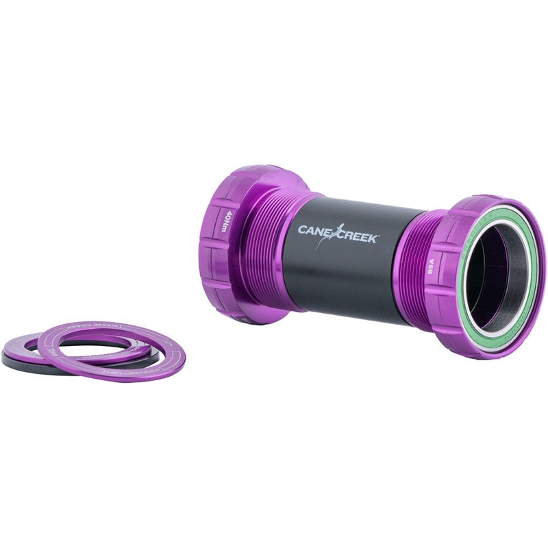 Cane Creek Hellbender 70 Bottom Bracket – English, For 24mm Spindle, Purple
