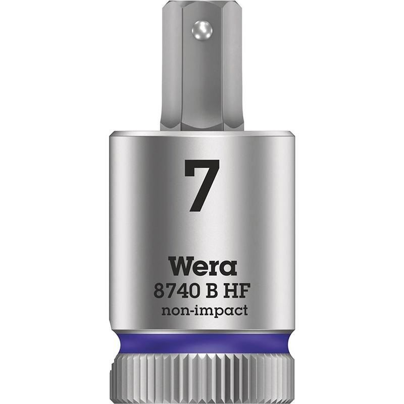 Wera, 8740B HF Zyklop, 3/8” Drive, Hex 7.0 x 38.5mm with HF