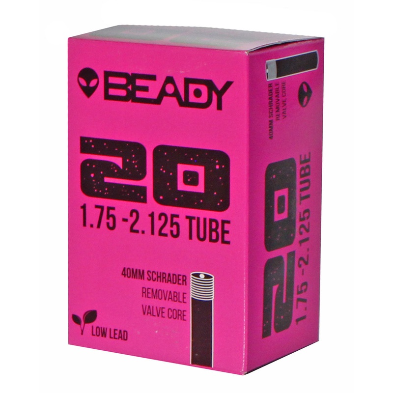 Beady Butyl Tube, 20×1.75-2.125″ SV 40mm