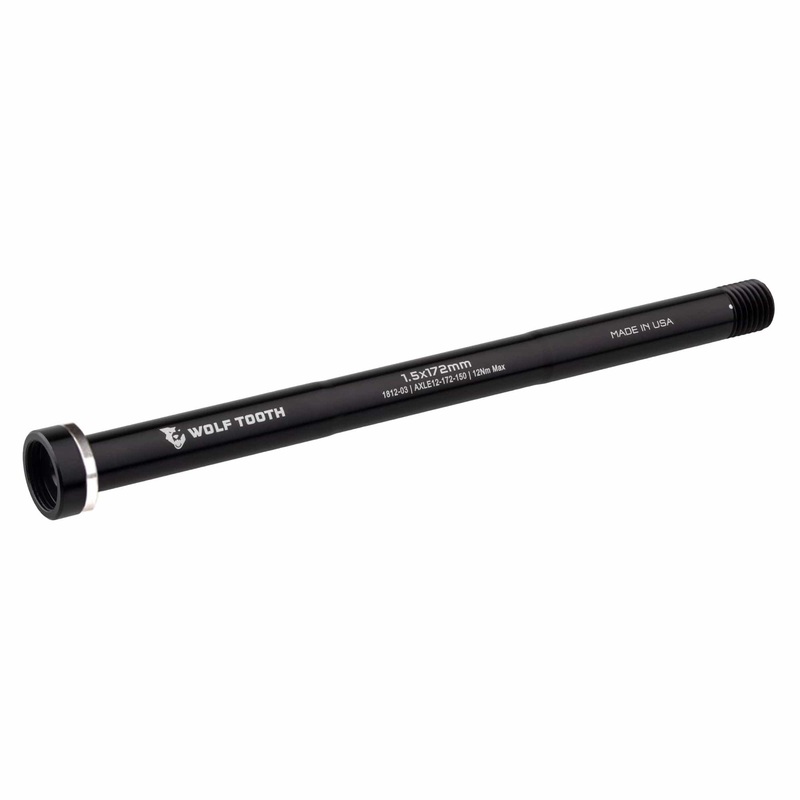 Wolf Tooth Rear Thru Axle 12 x 172mm 1.5 Thread Pitch Made In Minnesota