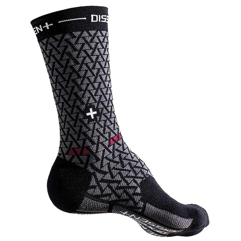 Dissent Genuflex Crew Protect 8″ SEMENUK Compression socks Black S (Men 5-7.5)