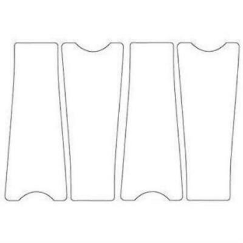 Bike Armor Crank Shield Crankarm Protector Shimano XTR XT SLX Crank-arm Clear