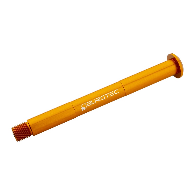 Burgtec Fox Fork Pre-2021 Axle 15x110mm – Iron Bro Orange