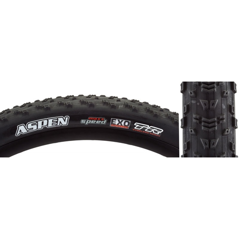 Maxxis Aspen Tire 29×2.4″ F170 EXO/TR/WT Silica