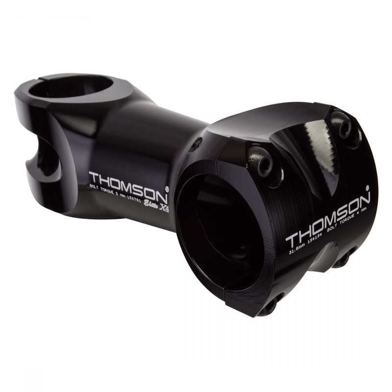 Thomson Elite X4 Mountain Stem 90mm 31.8 Clamp +/-0 1 1/8 in Black Aluminum