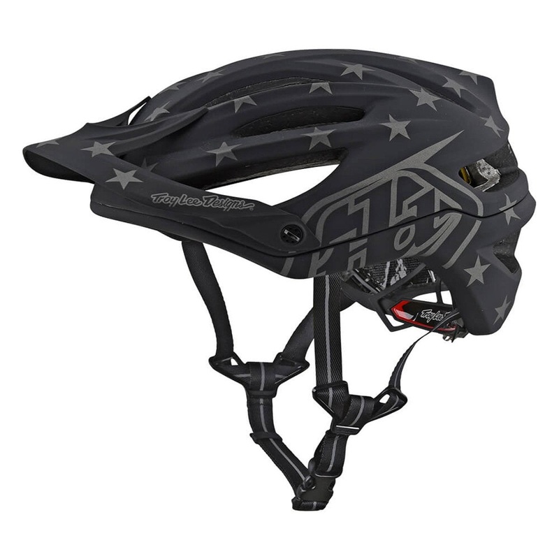 Troy Lee Designs A2 MIPS MTB Helmet – Superstar – Black – 2018