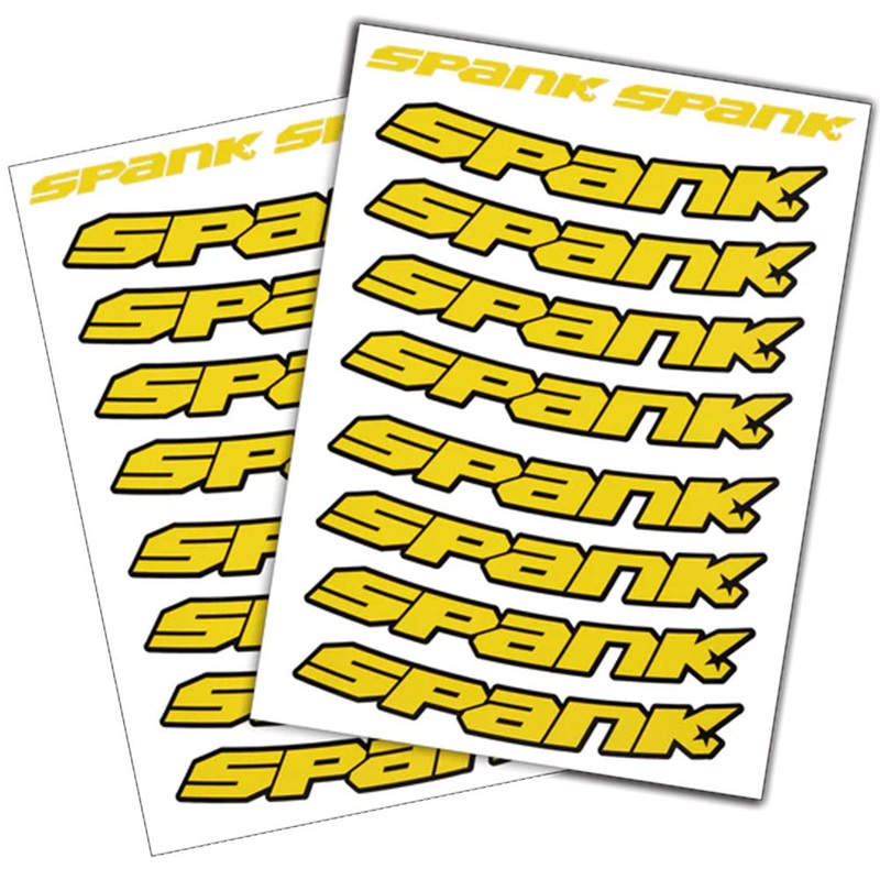 Spank Spank Rim Decals – Yellow