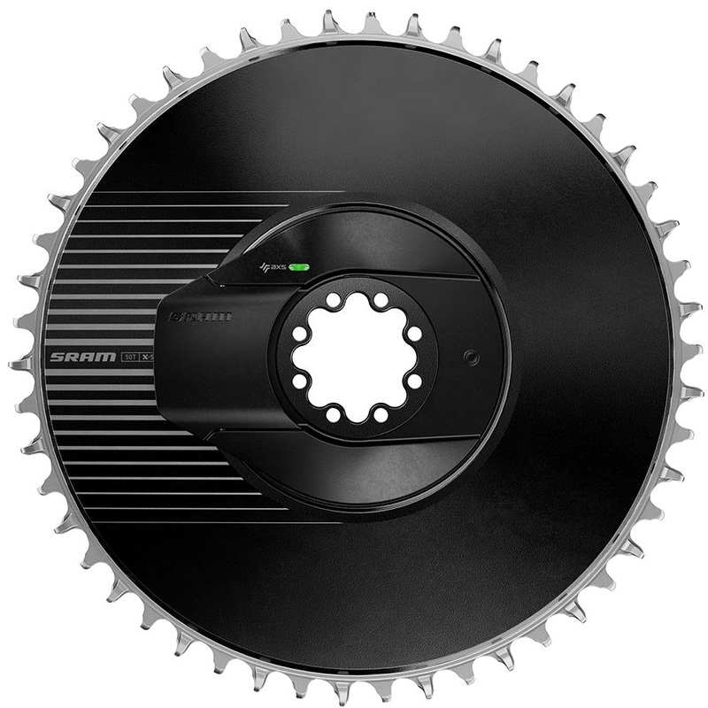 SRAM RED AXS Aero Power Meter Chainring Kit – 50t 12-Speed 8-Bolt Direct Mount BLK E1