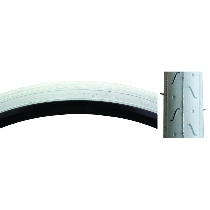 Sunlite Super HP CST740 27×11/4 Clincher Wire TPI 90 Wh/Wht Reflective Road Tire
