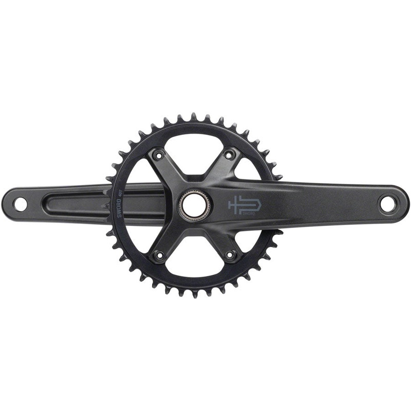 microSHIFT Sword 1x Crankset – 175mm 10-Speed 40t 110 Asym BCD  24mm Spindle BLK