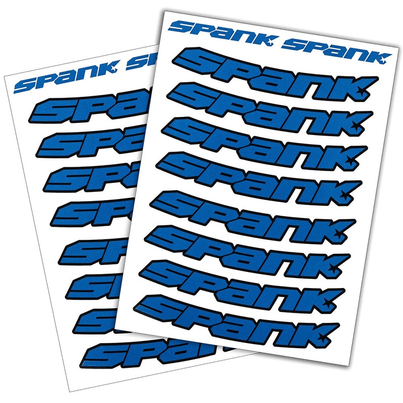 Spank Spank Rim Decals – Blue
