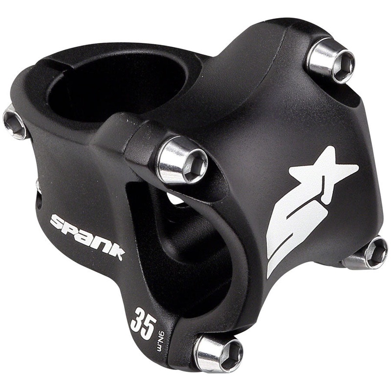Spank Spike Race 2 Stem – 35mm 31.8 Clamp +/-0 1 1/8″ Aluminum Black