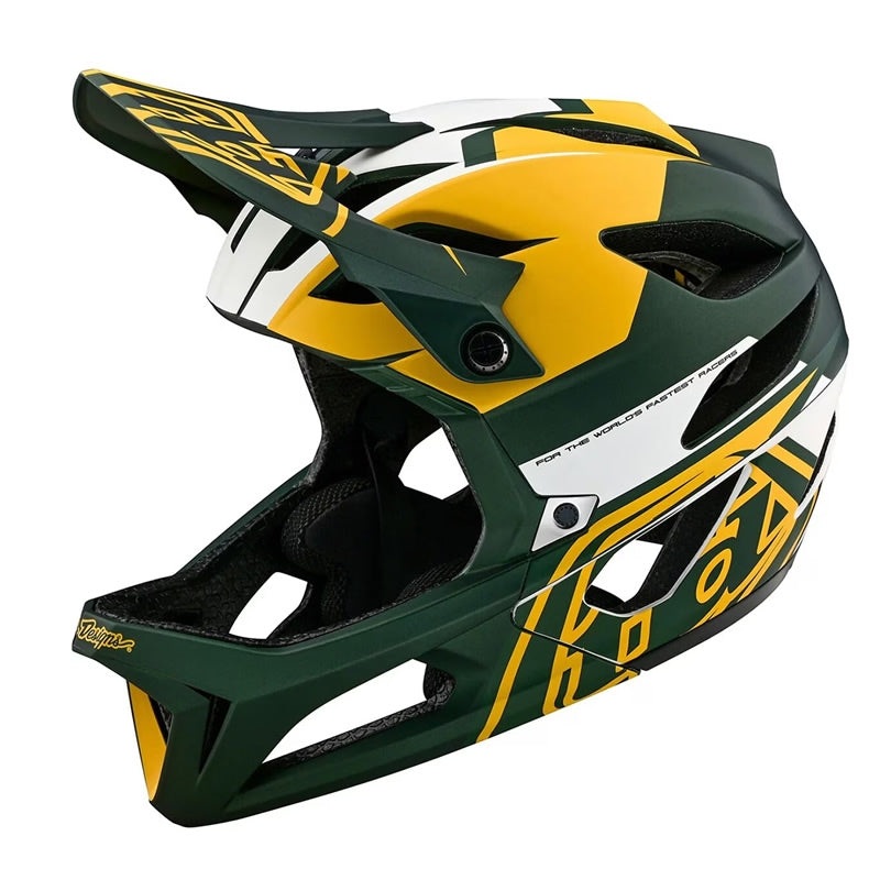 Troy Lee Designs Stage Bicycle Helmet W/Mips Vector Green X-Large/2X-Large