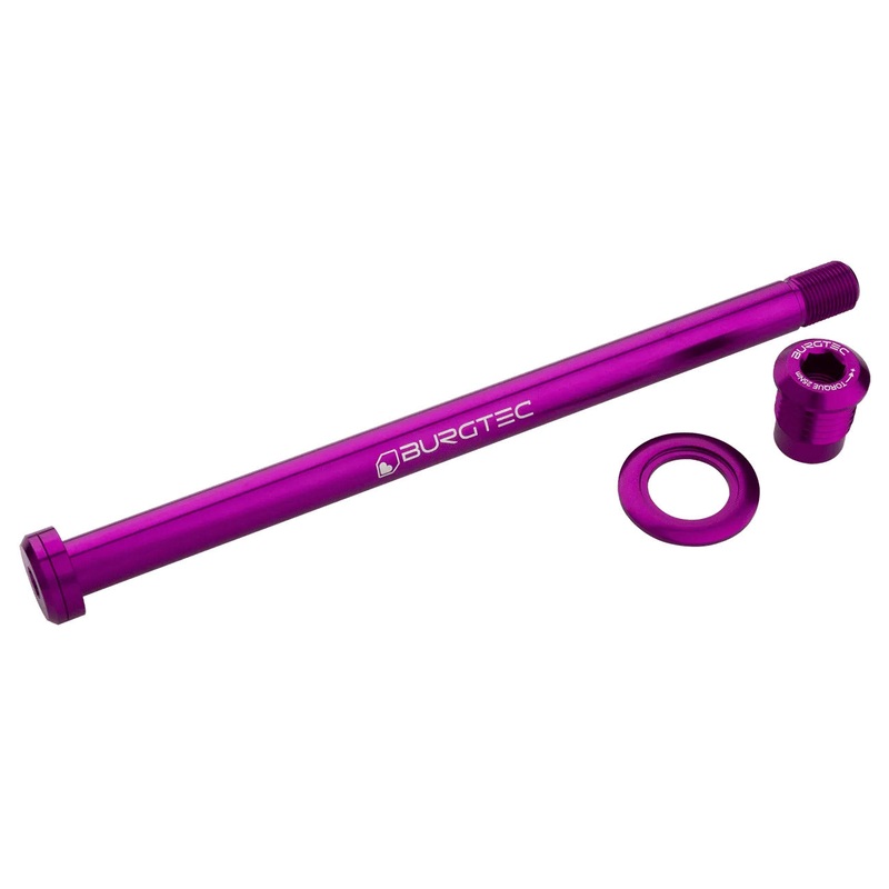 Burgtec Trek 184.5mm Rear Axle Purple Rain