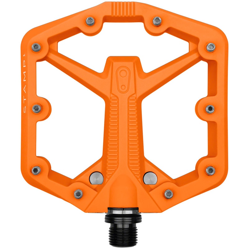 Crankbrothers Stamp 1 Gen 2 Pedals – Platform Composite 9/16″ Orange Small