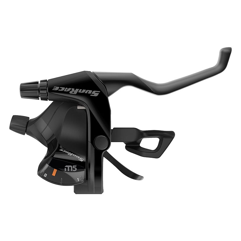 SunRace M503 ST Trigger Brake/Shift Lever Set – 3×8-Speed For V-Brakes Black