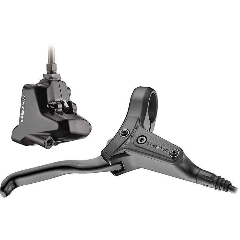 Tektro HD-R280 Disc Brake and Lever – Rear Hydraulic Flat Mount Black