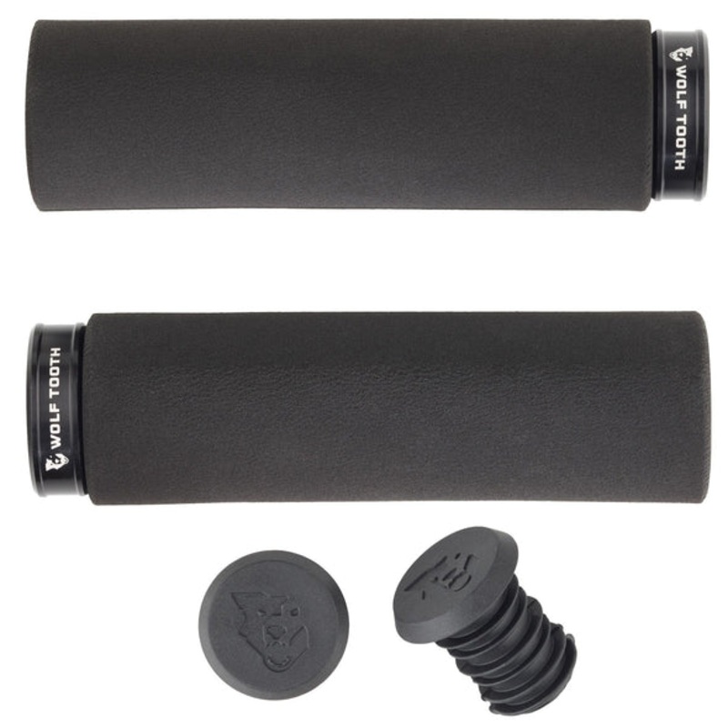 Wolf Tooth Components Lock-On Fat Paw Grip – Black-Black