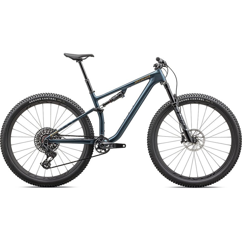 2023 Specialized epic evo pro ltd bike satin metallic deep lake / harvest gold metallic m