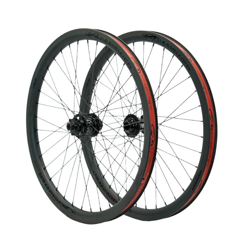 Answer Pro Cruiser Carbon Disc Wheelset-36H-24×1.75″