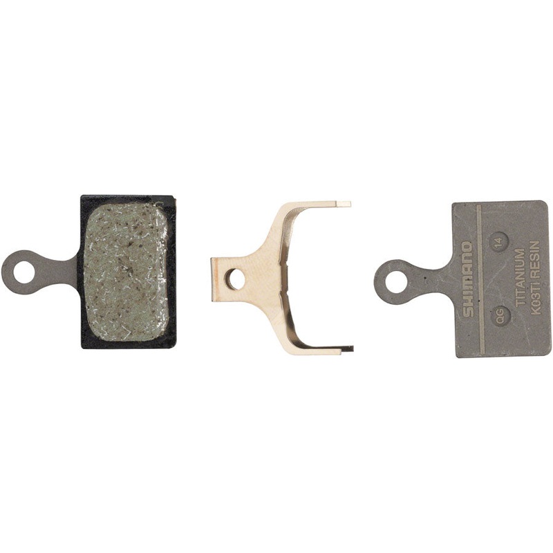 Shimano K05Ti-RX Disc Brake Pads and Springs – Resin Compound, Titanium Back Plate, One Pair