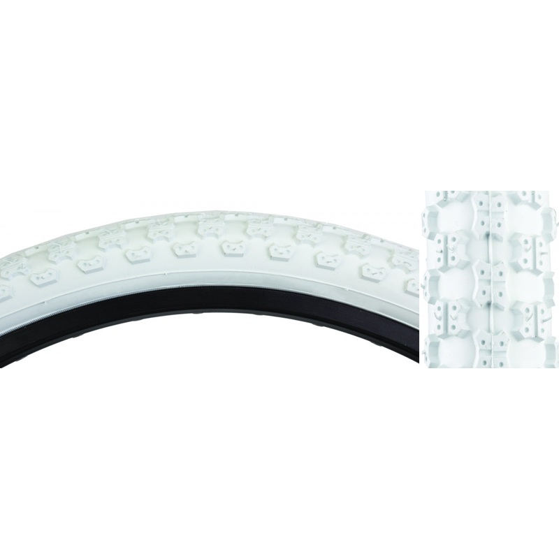 Sunlite MX3 20 x 2.125 Clincher Wire TPI 40 Wh/Wht Reflective BMX Bike Tire