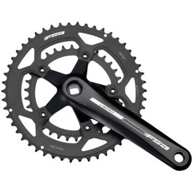 Vero Compact Bicycle Crankset – 170mm, 9-Speed, 50/34t, 110 BCD, Square Taper JIS Spindle Interface