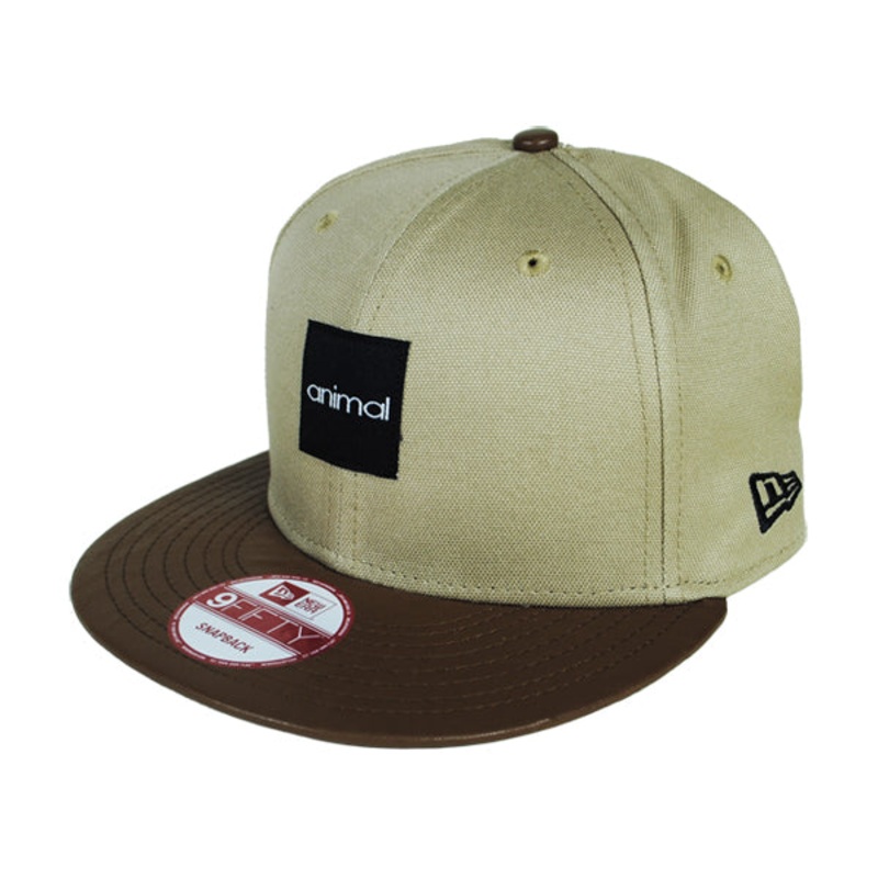 Animal Trail Mix Snapback Hat-Tan