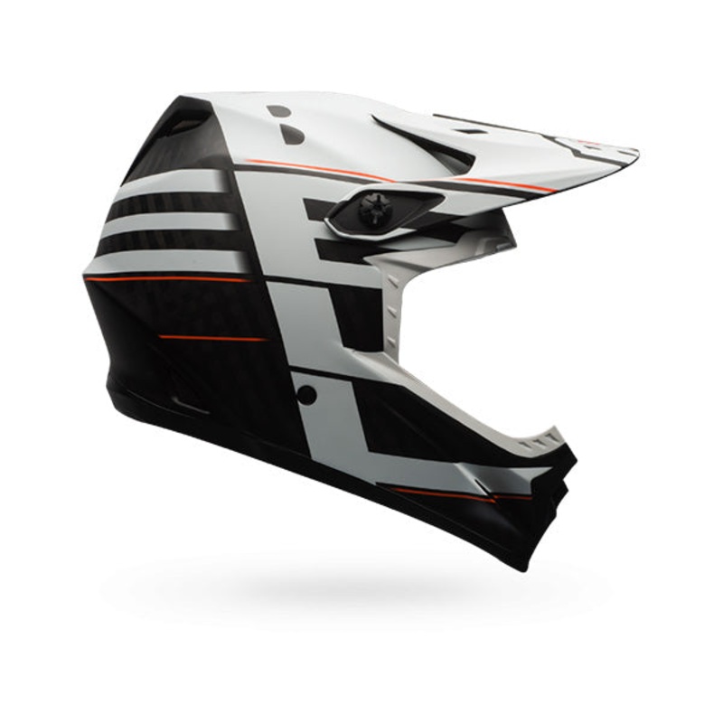 Bell Full-9 Blocked Helmet-White/Black
