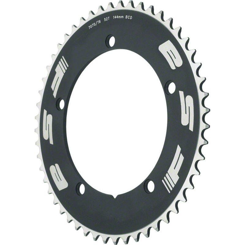Full Speed Ahead Pro Track 52t x144mm Black Chainring 1/2×1/8