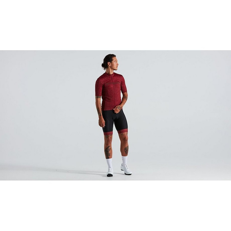 Specialized rbx logo jersey ss men maroon xs