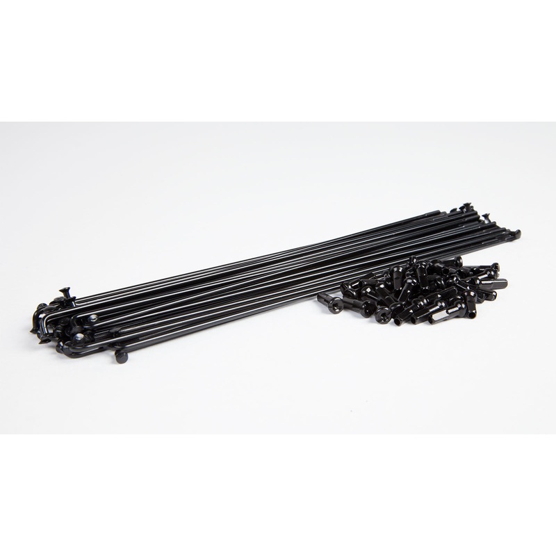 Spokes/nipples ,Black ,184mm for 20″ wheel.Bag of 40pc