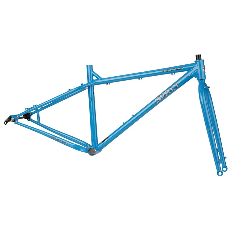 Surly Ice Cream Truck MDS Frameset XL Jack Frost Blue includes 2 BLK Rolling Darryl Rims