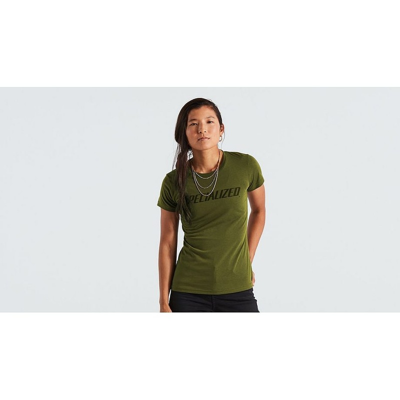 Specialized wordmark tee ss wmn olive green m