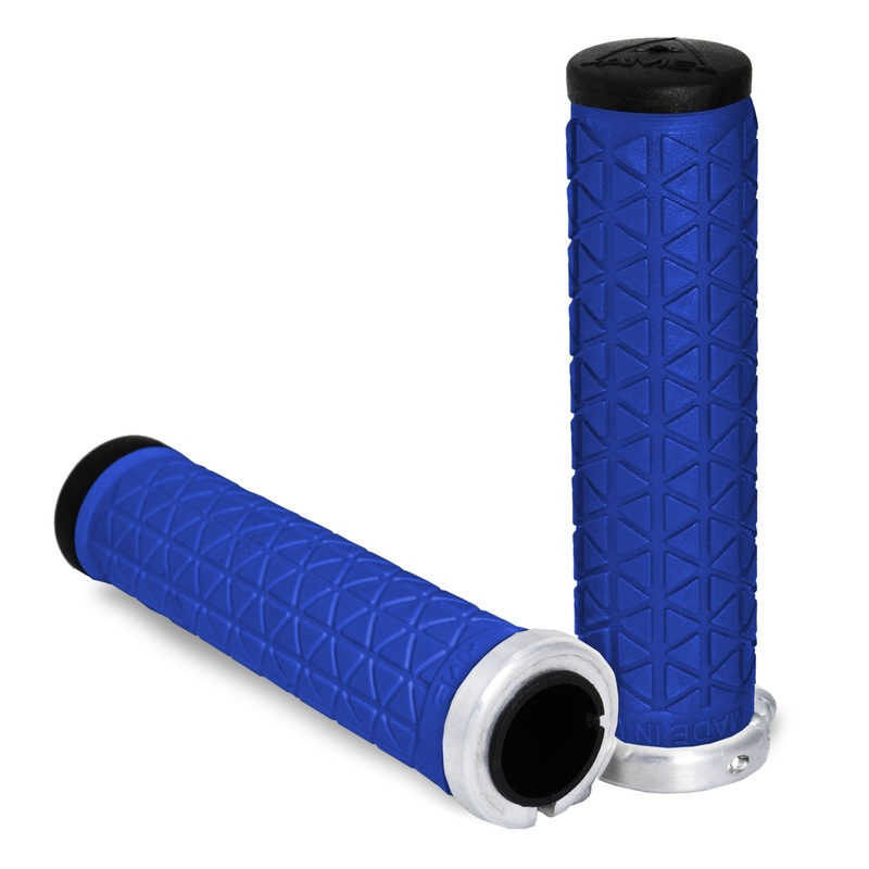 A’ME Tri Bike Grips – Blue – Firm