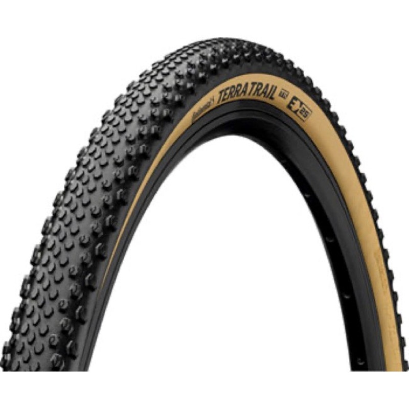 Continental Terra Trail ShieldWall 700c Folding Gravel Tire – Black-Cream