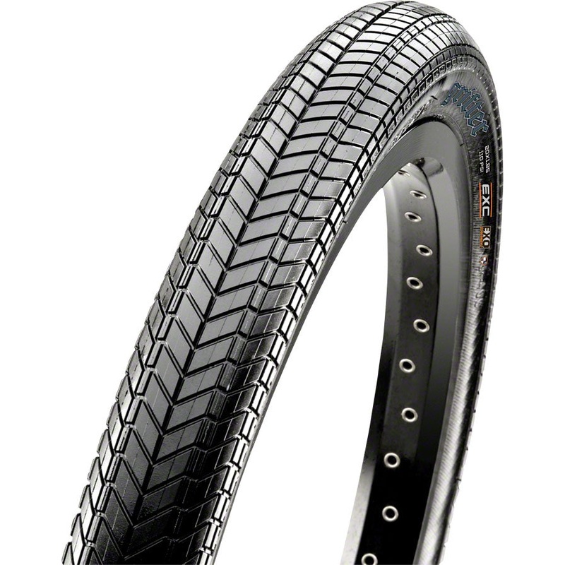 Grifter BMX Bike Tire – 20 x 2.1, Clincher, Wire, Black