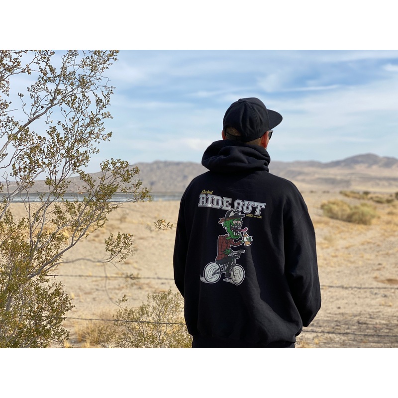 Stacked Rideout Champion Pull over hoodie Black