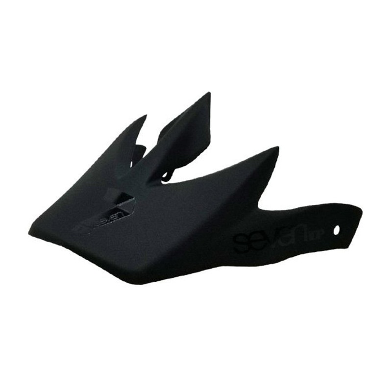 7 iDP M1 Helmet Visor – Matt Black-Gloss Black