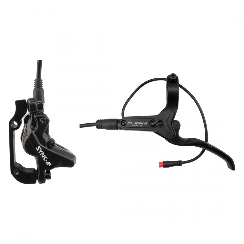 Clarks SYNC-4E Hydraulic Brake Front Post/IS Mount No Rotor Mineral Oil